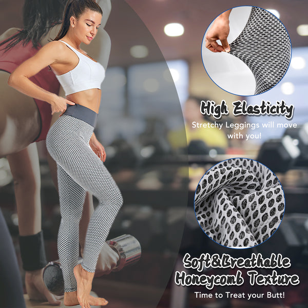 TIK Tok Butt Lifting Leggings Light Grey